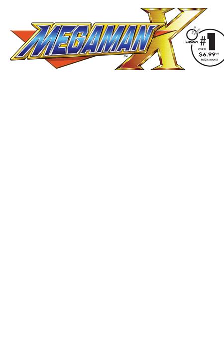 MEGA MAN X #1 (OF 5) CVR D BLANK SKETCH VAR ISBN: 85534800159800141 - Release Date: 2/18/26