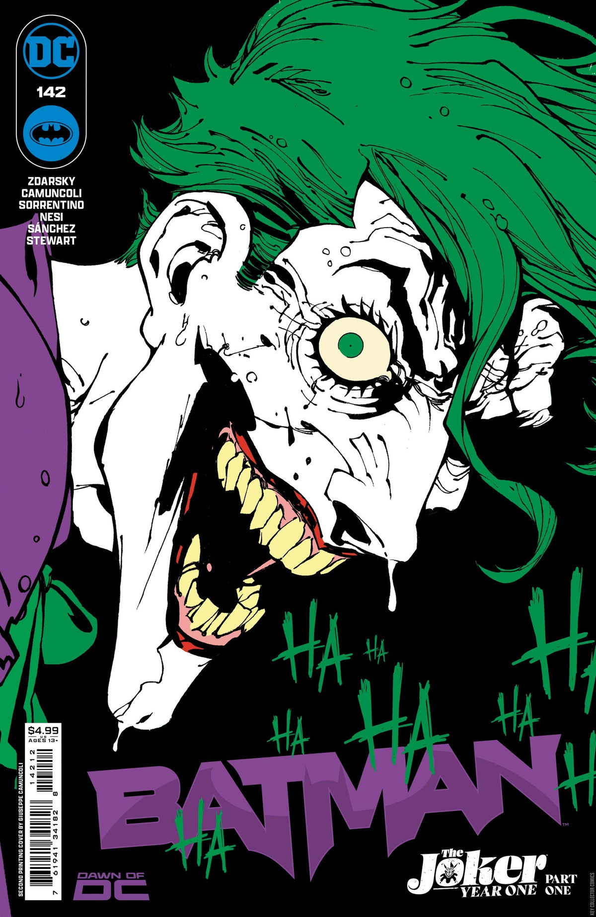 Batman #142 Giuseppe Camuncoli 2nd Print “The Joker: Year One Part One” (2024) - CONDITION: NM - IN STOCK