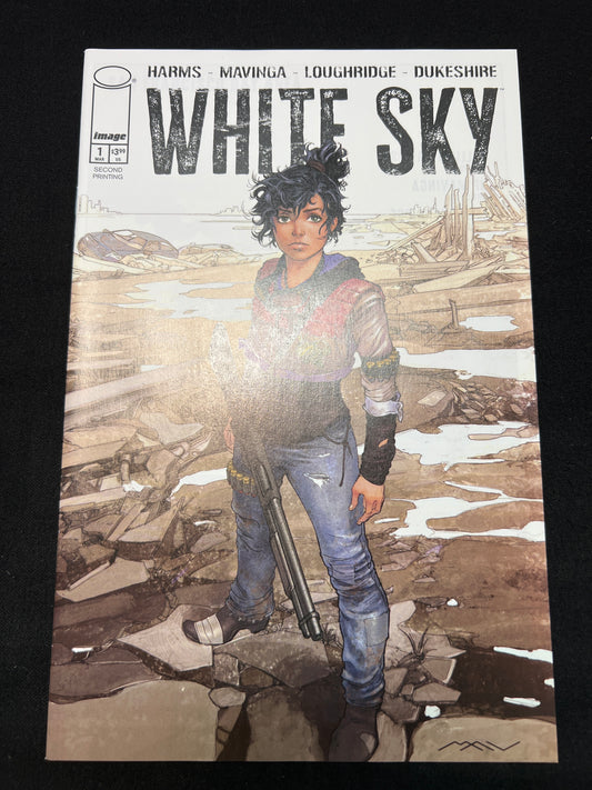 White Sky #1 Second Printing Cover A - CONDITION: NM - IN STOCK
