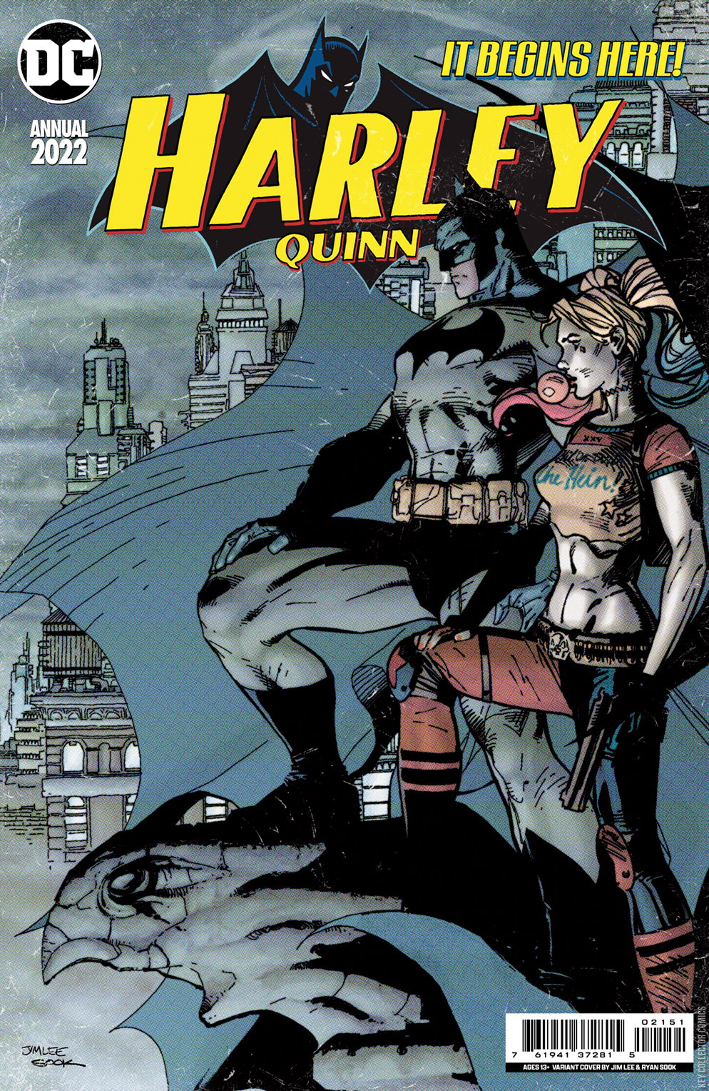Harley Quinn Annual #1 2022 Ryan Sook Jim Lee Batman 608 Homage Variant Cover (2022)  - CONDITION: NM - IN STOCK
