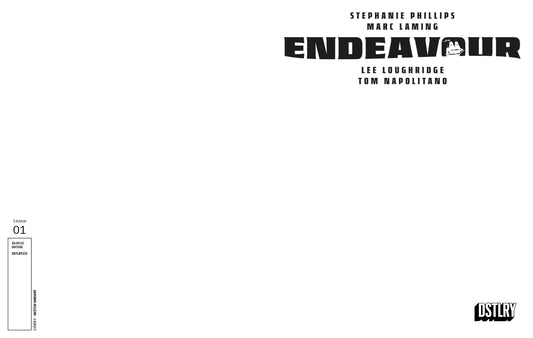 ENDEAVOUR #1 CVR F BLANK SKETCH VARIANT - 10/8/25 - Release Date:  10/8/25