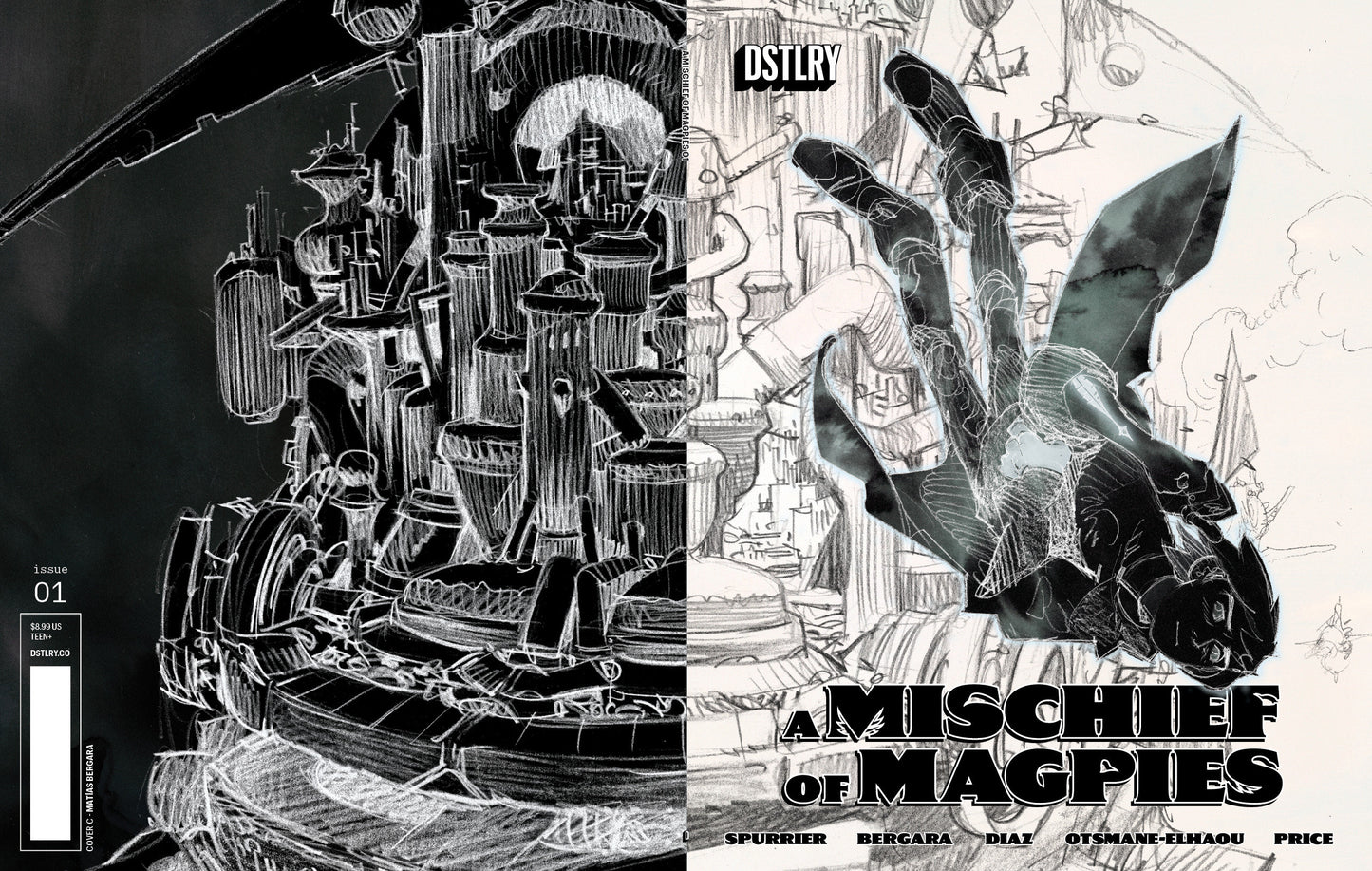 A MISCHIEF OF MAGPIES #1 CVR C MATIAS BERGARA 10 COPY VARIANT ISBN: 61499847374800131 - Release Date: 3/11/26