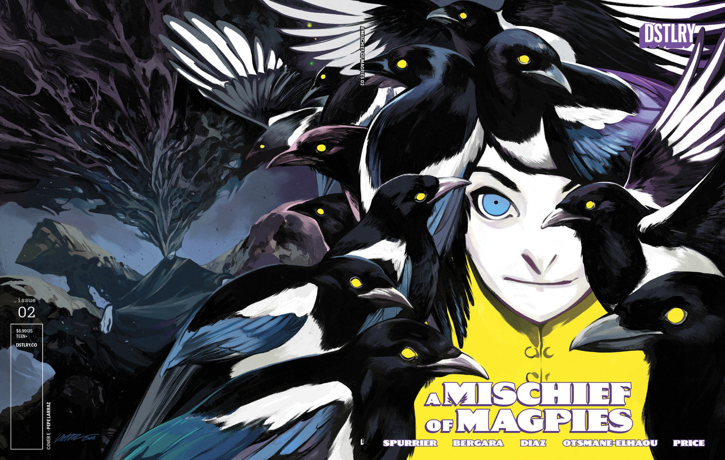 A MISCHIEF OF MAGPIES #2 CVR E PEPE LARRAZ VARIANT ISBN: 61499847374800251 - FOC DATE: 7/26/26  - Release Date: 9/16/26