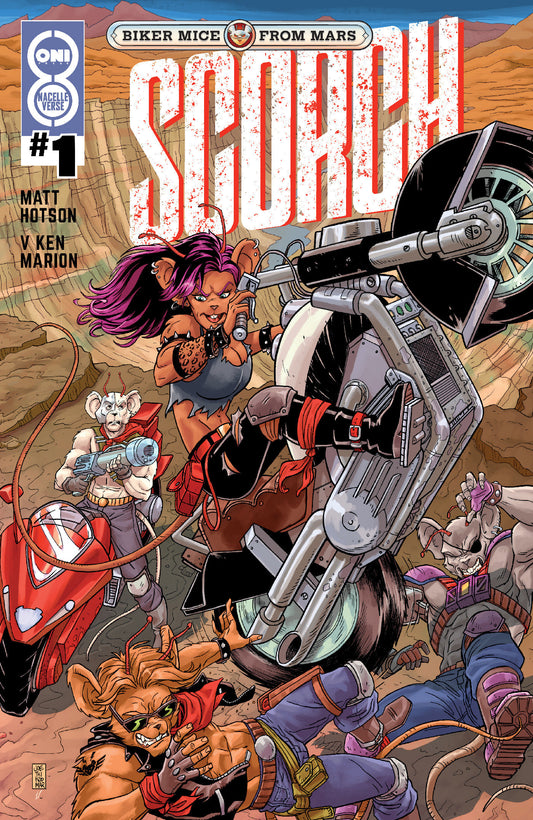 BIKER MICE FROM MARS SCORCH #1 CVR C AJ JOTHIKUMAR VAR ISBN: 64985600888600131 - FOC DATE: 7/5/26  - Release Date: 8/12/26