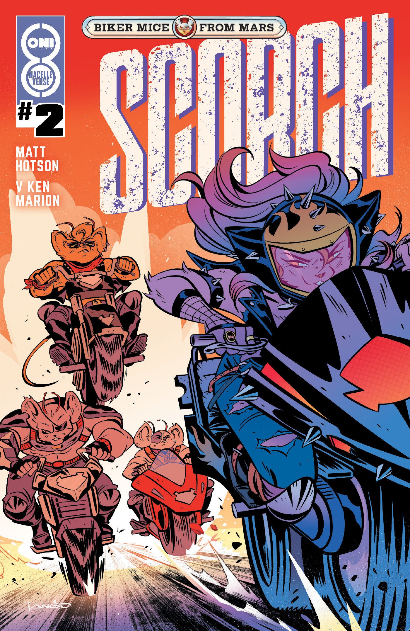 BIKER MICE FROM MARS SCORCH #2 CVR A TANGO ISBN: 64985600888600211 - FOC DATE: 8/16/26  - Release Date: 9/23/26