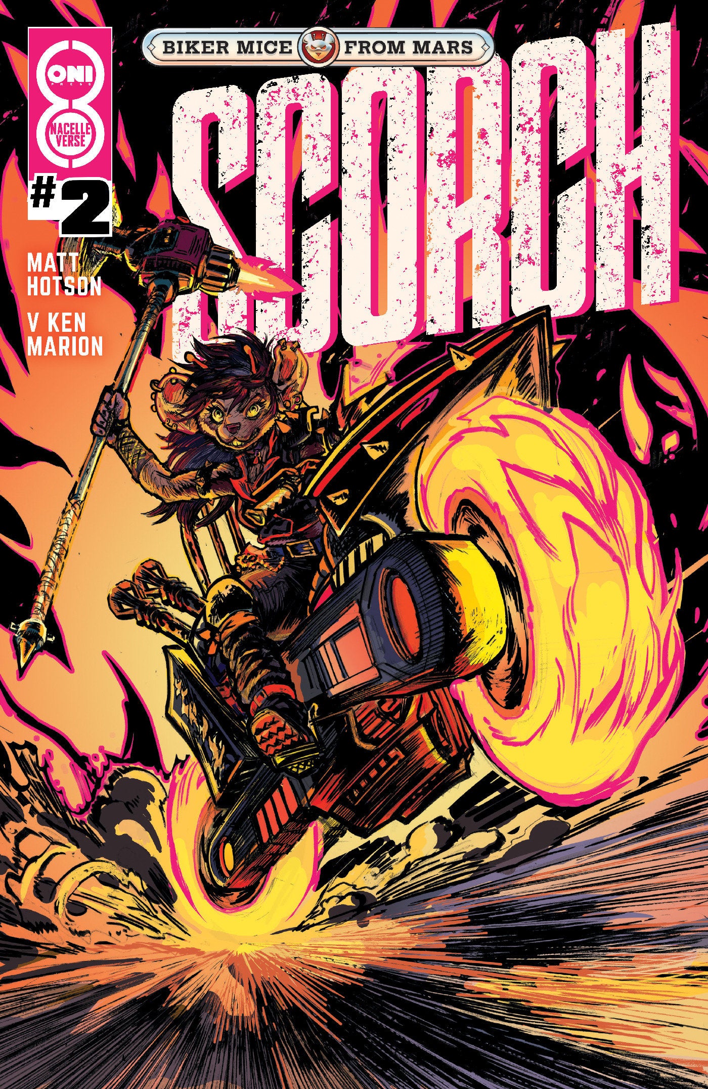 BIKER MICE FROM MARS SCORCH #2 CVR B VICTOR ALPI VAR ISBN: 64985600888600221 - FOC DATE: 8/16/26  - Release Date: 9/23/26