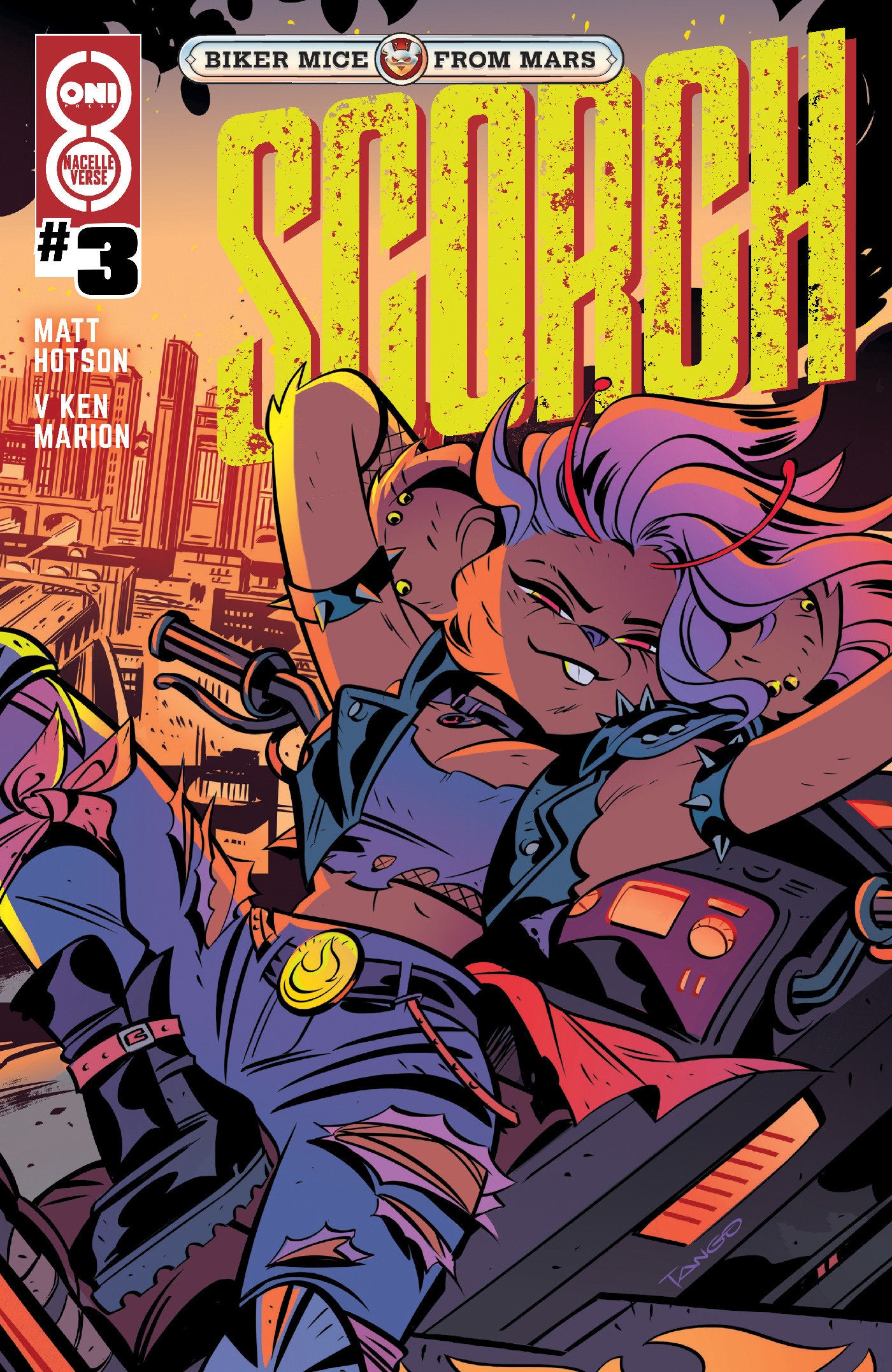 BIKER MICE FROM MARS SCORCH #3 CVR A TANGO ISBN: 64985600888600311 - FOC DATE: 9/20/26  - Release Date: 10/28/26