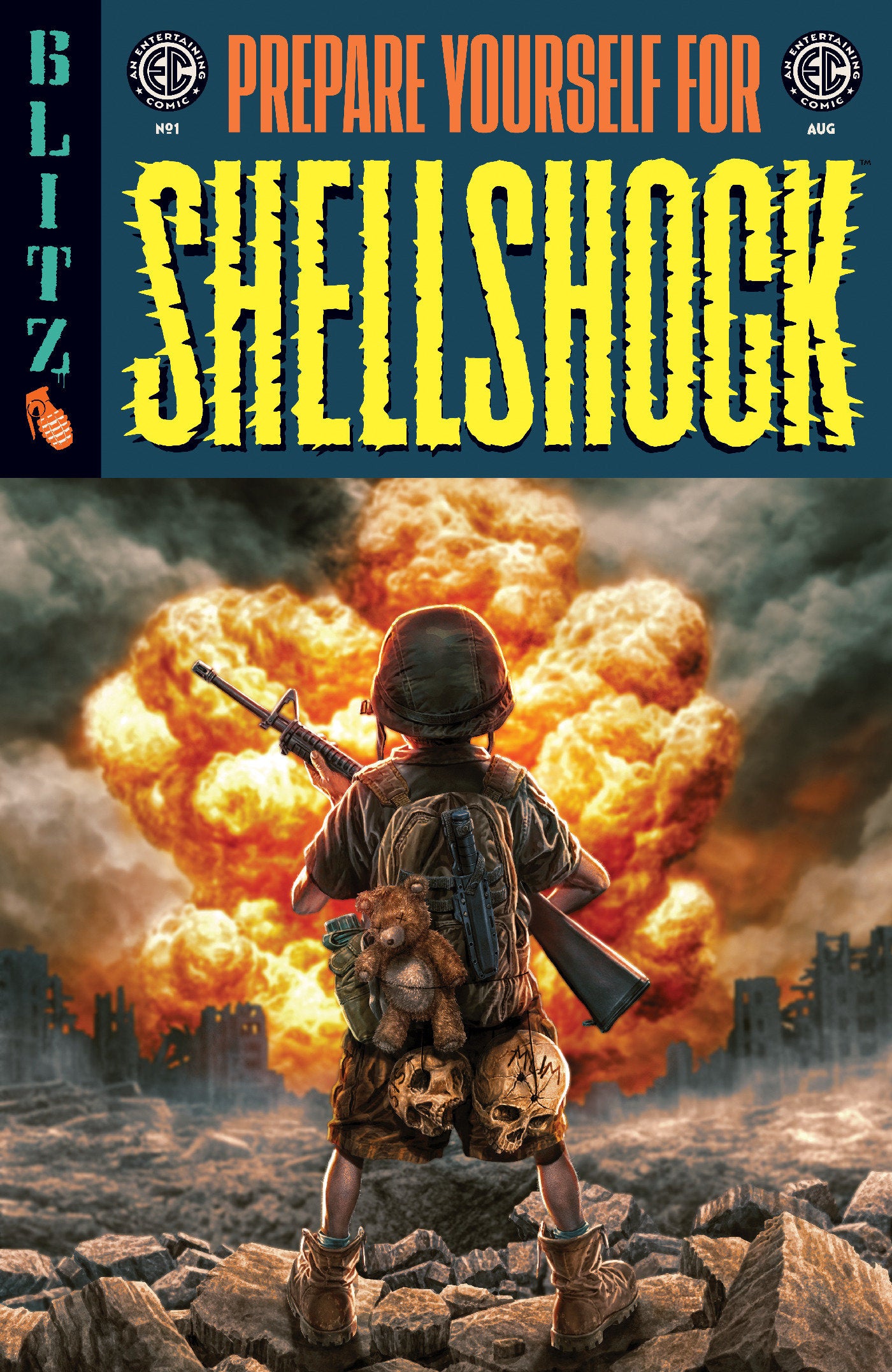 EC SHELLSHOCK #1 CVR A LEE BERMEJO ISBN: 64985600901200111 - FOC DATE: 7/12/26  - Release Date: 8/19/26