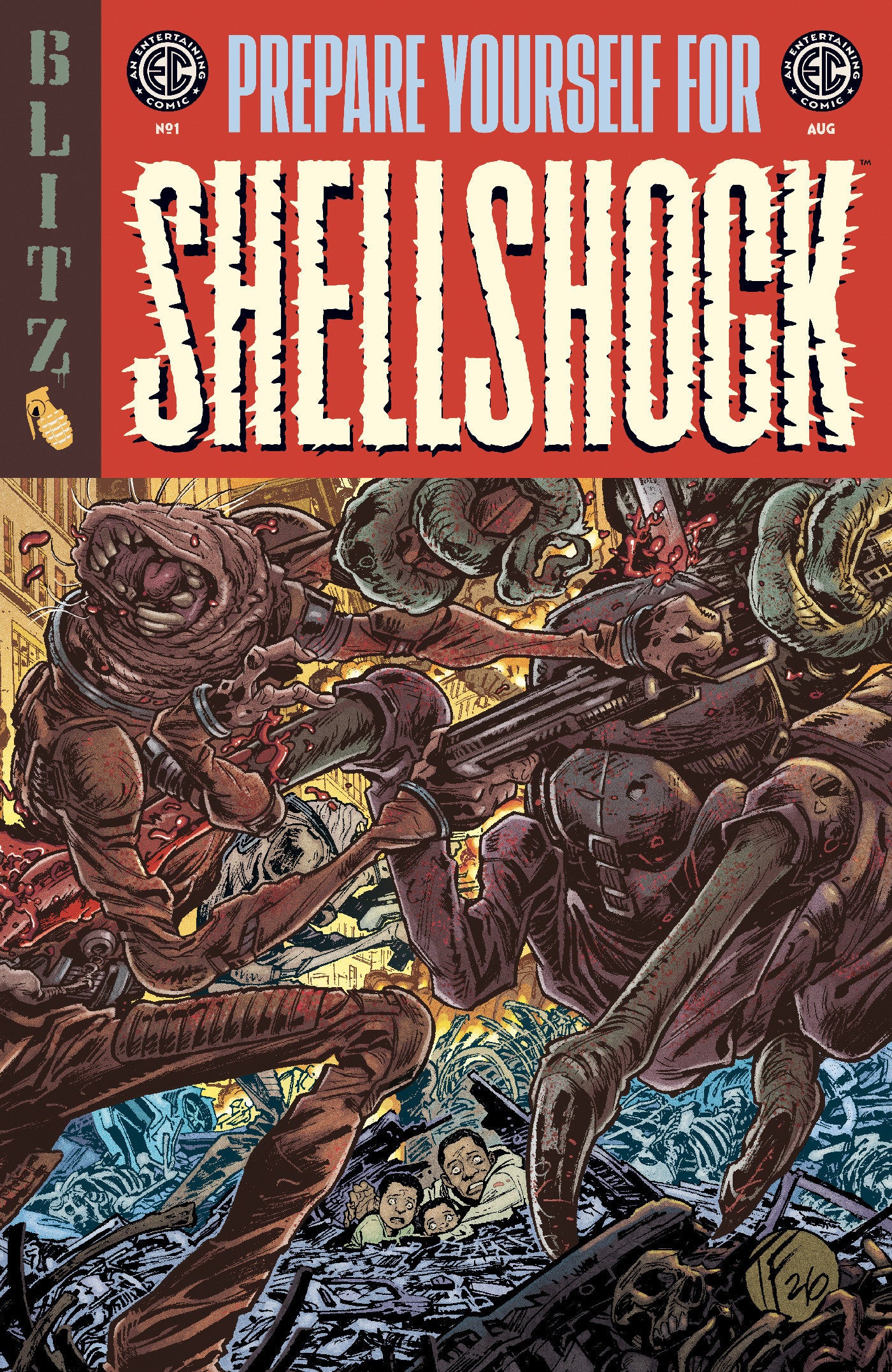 EC SHELLSHOCK #1 CVR C TOM FOWLER VAR ISBN: 64985600901200131 - FOC DATE: 7/12/26  - Release Date: 8/19/26