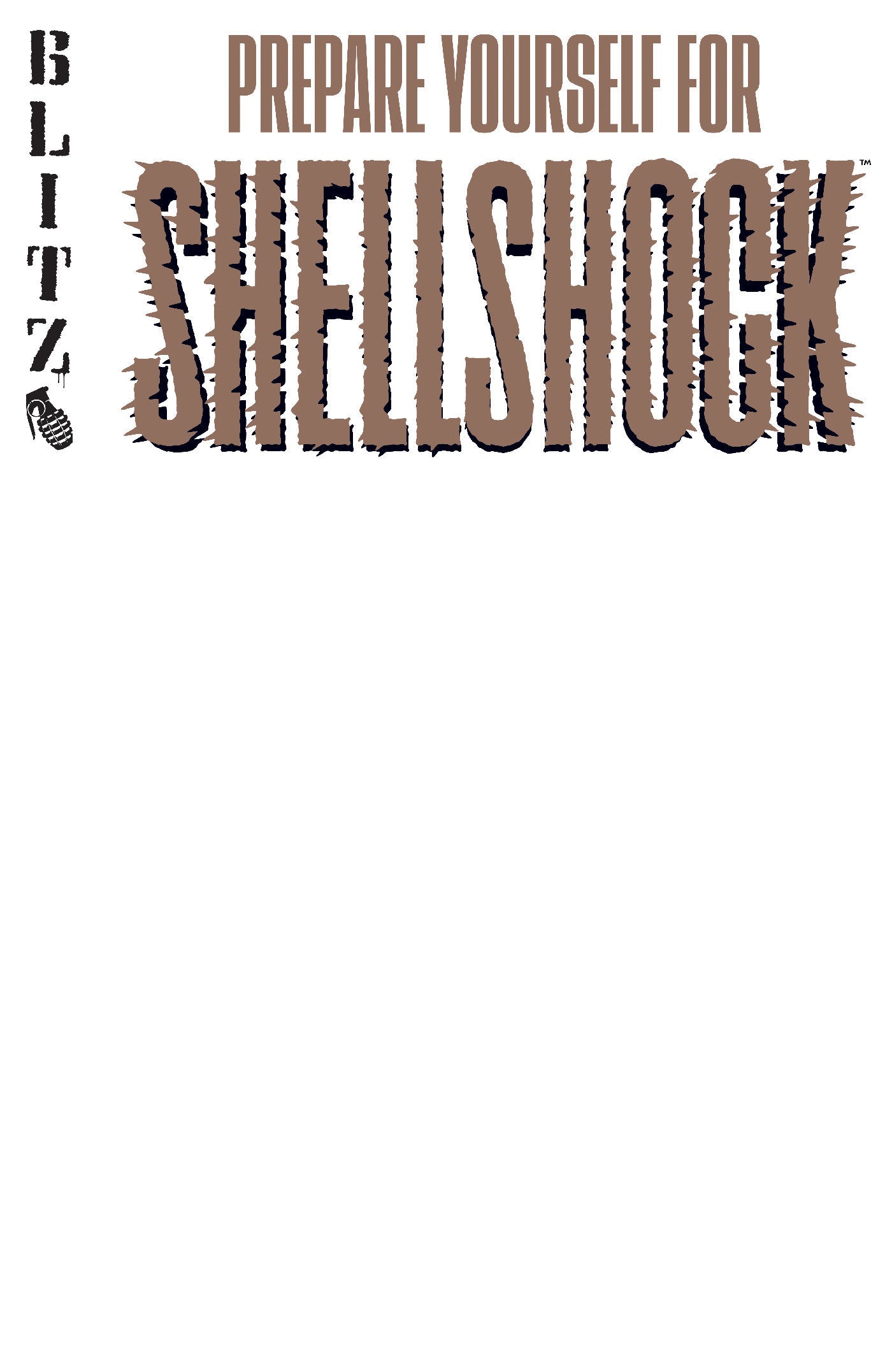 EC SHELLSHOCK #1 CVR D BLANK SKETCH VAR ISBN: 64985600901200141 - FOC DATE: 7/12/26  - Release Date: 8/19/26
