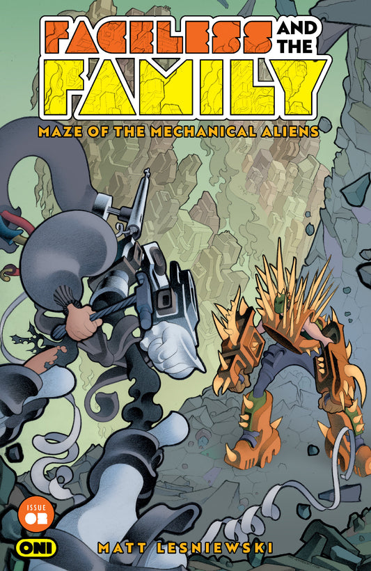 FACELESS AND THE FAMILY MAZE OF THE MECHANICAL ALIENS #2 CVR A MATT LESNIEWSKI ISBN: 64985600902900211 - FOC DATE: 7/12/26  - Release Date: 8/12/26