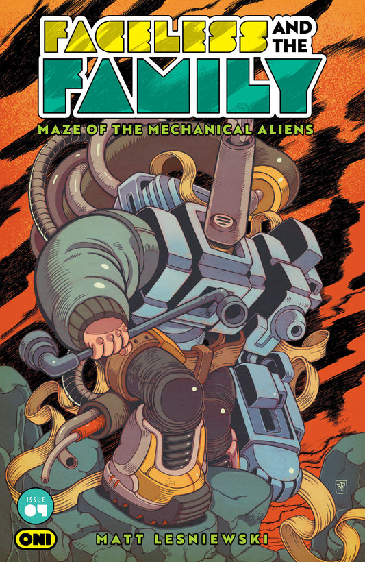 FACELESS AND THE FAMILY MAZE OF THE MECHANICAL ALIENS #4 CVR B BILLY FOWLER VAR ISBN: 64985600902900421 - FOC DATE: 9/20/26  - Release Date: 10/21/26