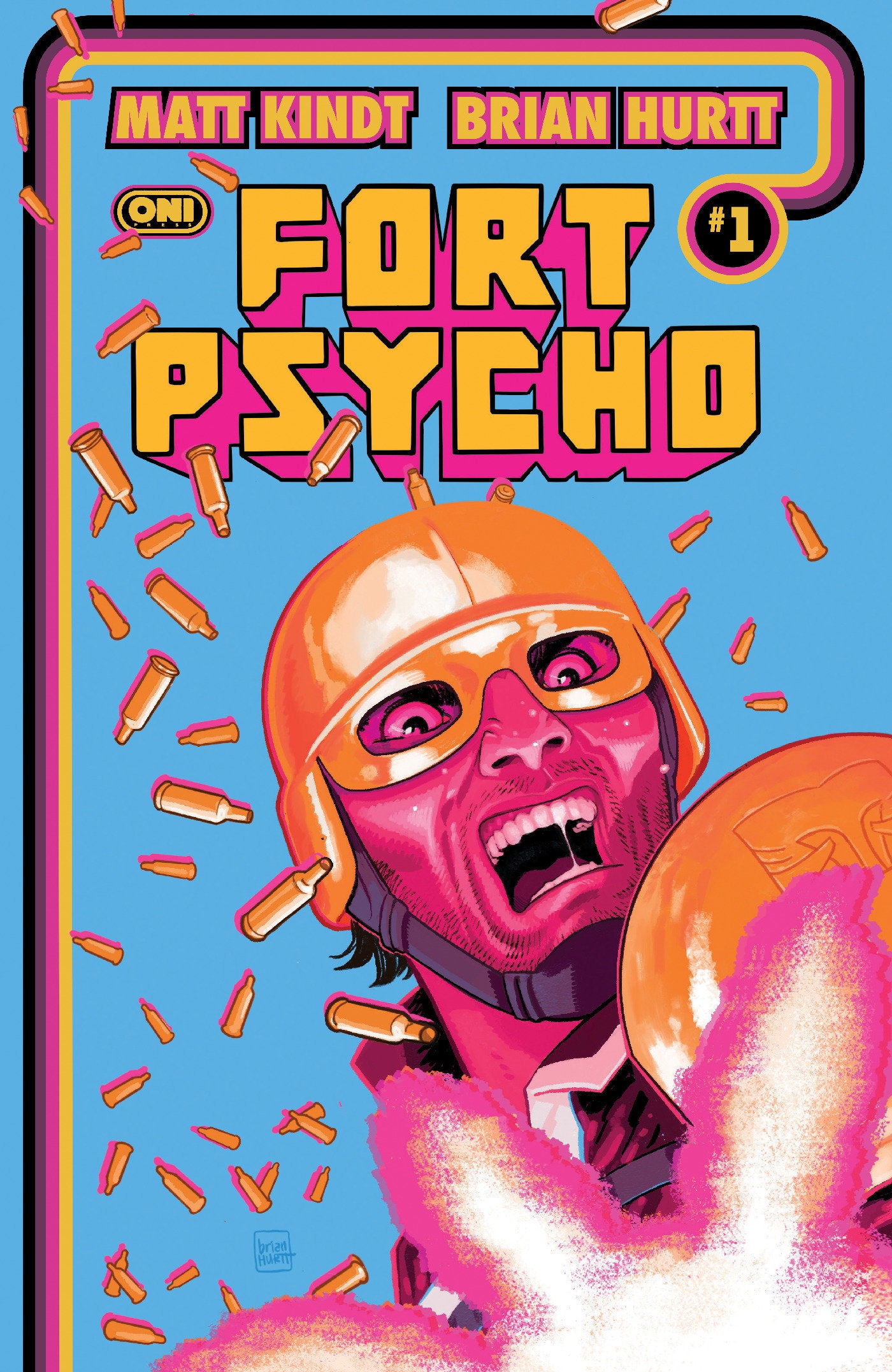 FORT PSYCHO #1 CVR A BRIAN HURTT ISBN: 64985600905001011 - FOC DATE: 6/28/26  - Release Date: 8/5/26