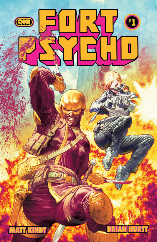 FORT PSYCHO #1 CVR B LEWIS LAROSA VAR ISBN: 64985600905001021 - FOC DATE: 6/28/26  - Release Date: 8/5/26
