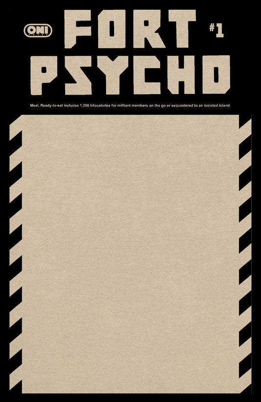 FORT PSYCHO #1 CVR E BLANK SKETCH VAR ISBN: 64985600905001051 - FOC DATE: 6/28/26  - Release Date: 8/5/26
