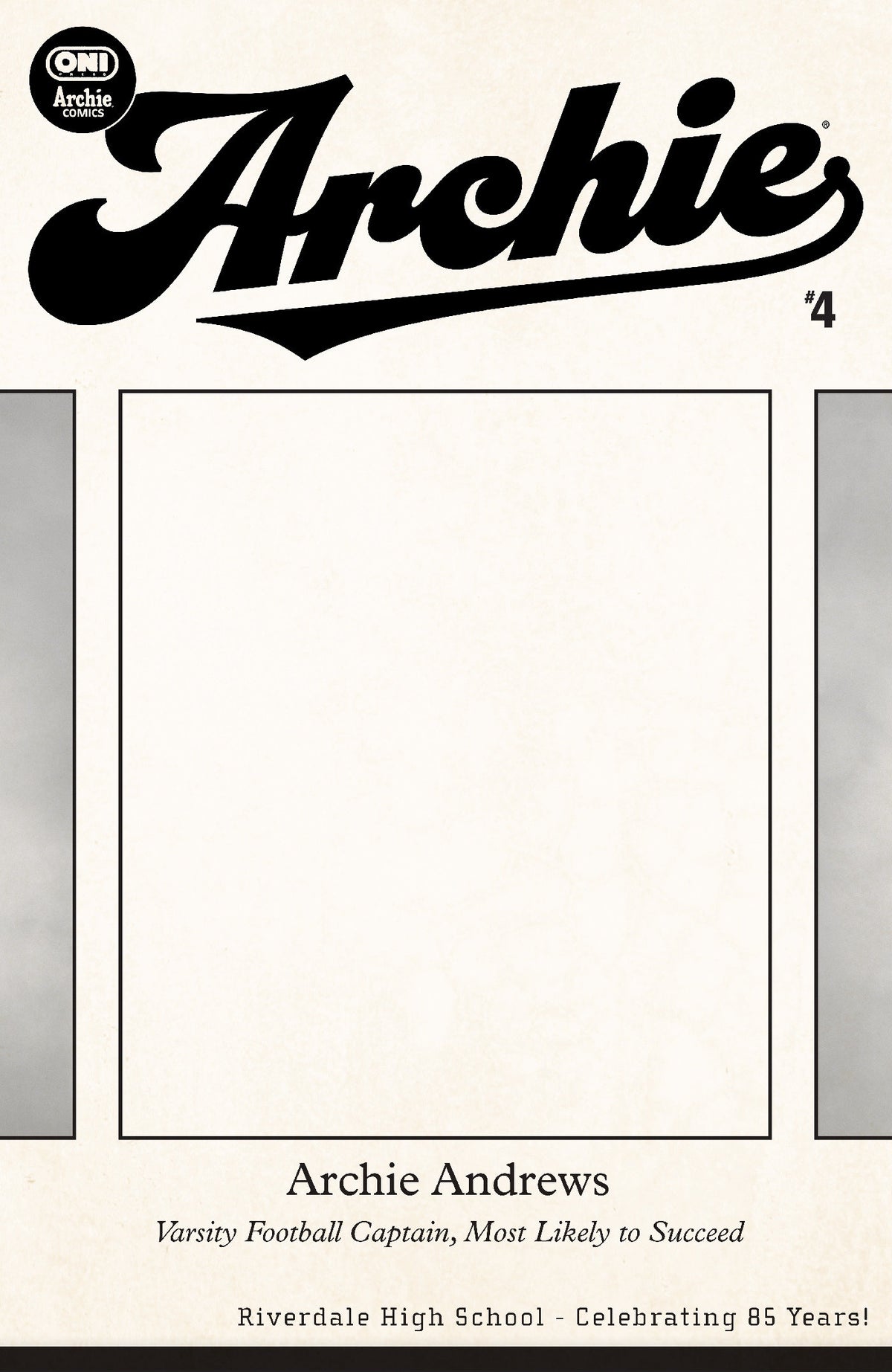 Archie #4 Cover F Riverdale Yearbook Blank Sketch Var ISBN: 64985600908104061 - FOC DATE: 11/29/26  - Release Date: 12/30/26