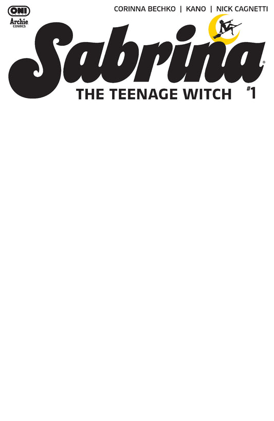 SABRINA THE TEENAGE WITCH #1 CVR E BLANK SKETCH VAR ISBN: 64985600909801051 - FOC DATE: 8/30/26  - Release Date: 10/7/26