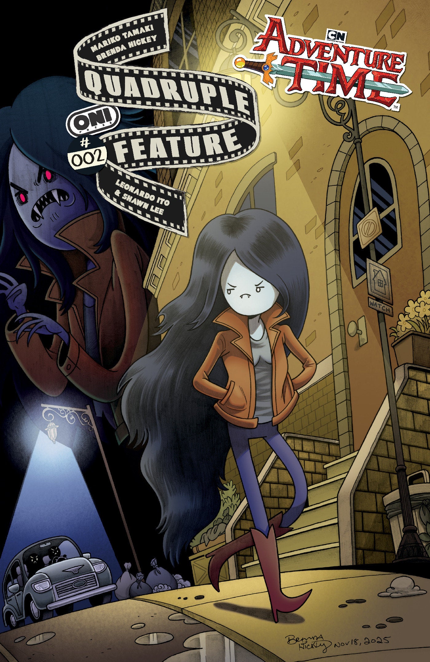 ADVENTURE TIME QUADRUPLE FEATURE #2 CVR A BRENDA HICKEY ISBN: 64985600928900211 - FOC DATE: 7/5/26  - Release Date: 8/12/26