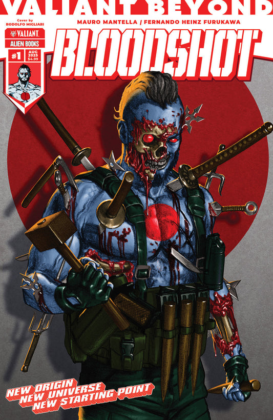 Valiant Beyond: Bloodshot #1 Cover A (Migliari) - ISBN: 73238818114800111 - Release Date:  8/13/25