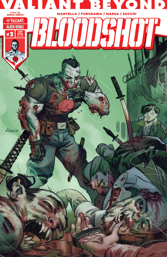 Valiant Beyond: Bloodshot #2 Variant C (Greco) - 9/24/25 - Release Date:  9/24/25