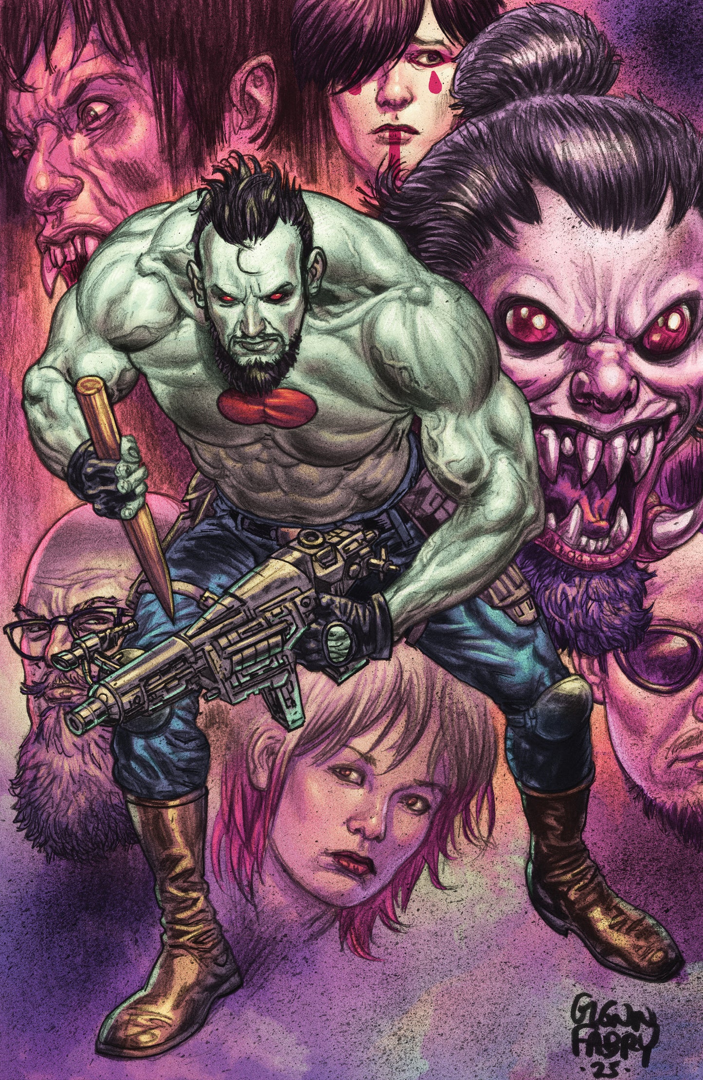 Valiant Beyond: Bloodshot #2 Variant D (Fabry Full Art) - 9/24/25 - Release Date:  9/24/25