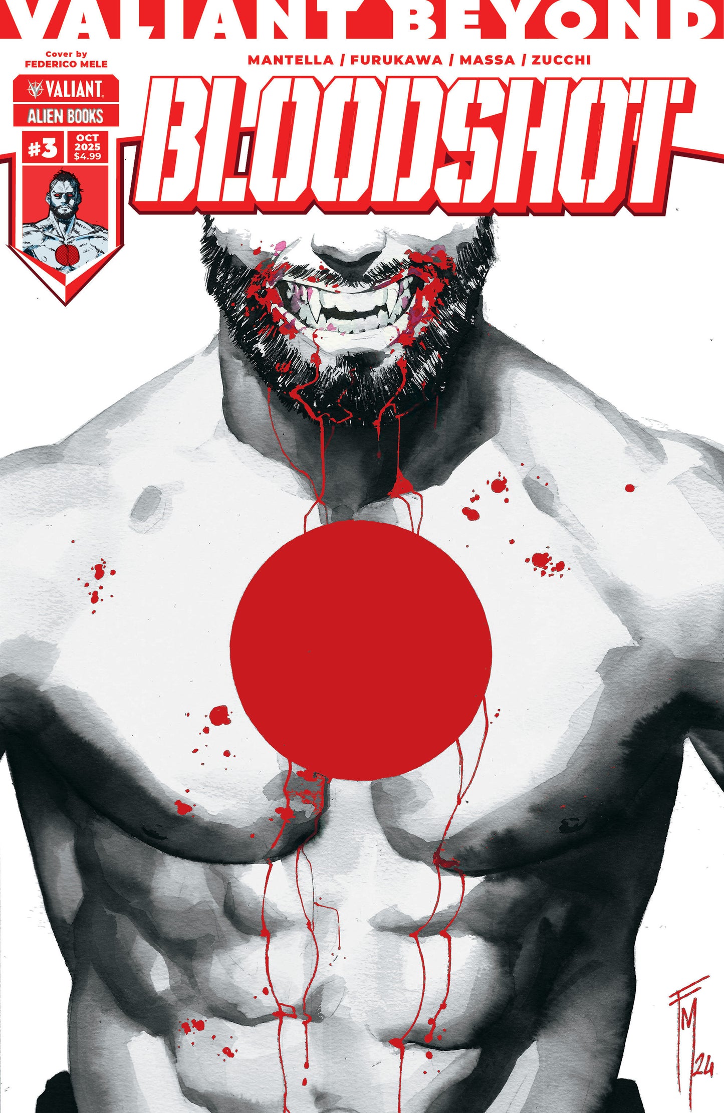 Valiant Beyond: Bloodshot #3 Variant B (Mele) ISBN: 73238818114800321 - Release Date: 11/5/25