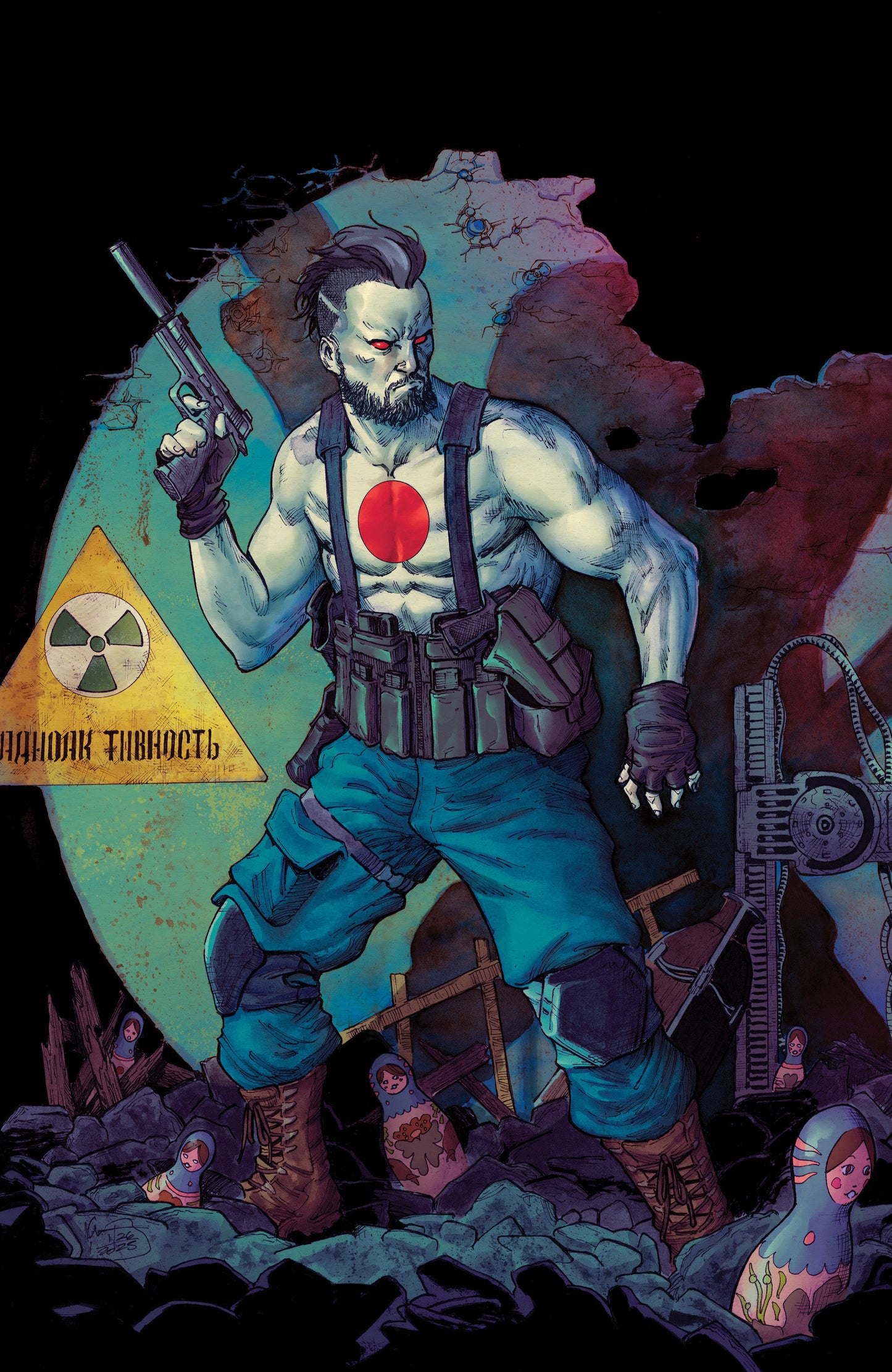 Valiant Beyond: Bloodshot #4--Man Made Hell #1 Variant C (Wong Full Art) ISBN: 73238818114800431 - FOC DATE: 5/17/26  - Release Date: 6/24/26