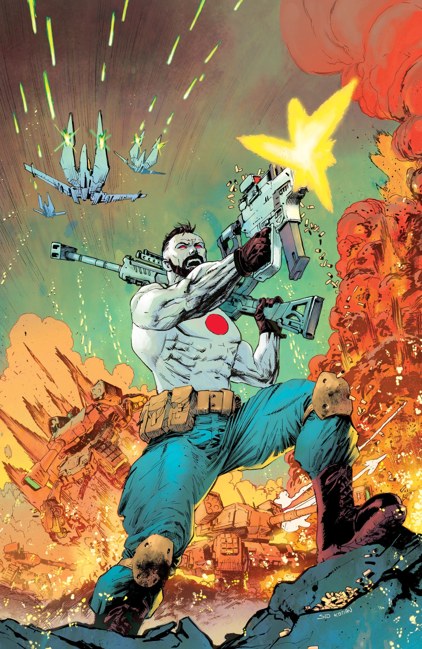 Valiant Beyond: Bloodshot #5--Man Made Hell #2 Variant D (Kotian Full Art) ISBN: 73238818114800541 - FOC DATE: 6/28/26  - Release Date: 8/5/26