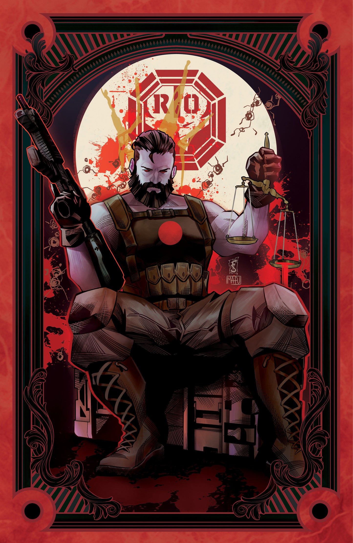 Valiant Beyond: Bloodshot #7--Toy Soldiers #1 Variant B (Sabbatini Full Art Tarot Variant) ISBN: 73238818114800721 - FOC DATE: 10/4/26  - Release Date: 11/11/26