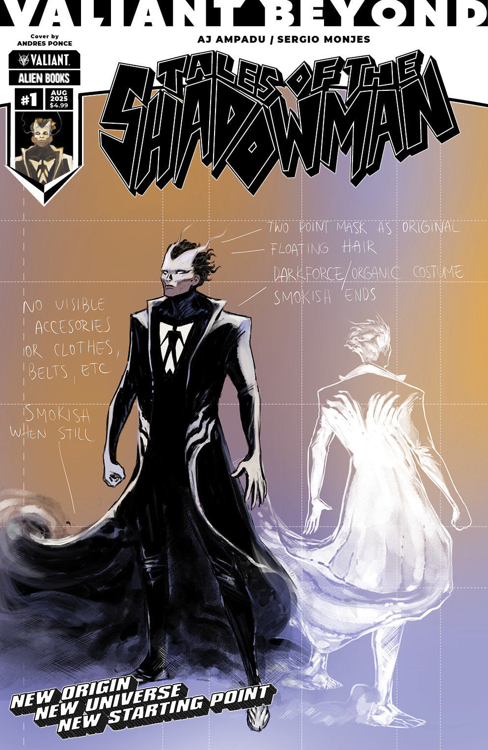 Valiant Beyond: Tales of the Shadowman #1 Variant D (Ponce Design Variant) - ISBN: 73238818124700141 - Release Date:  8/20/25