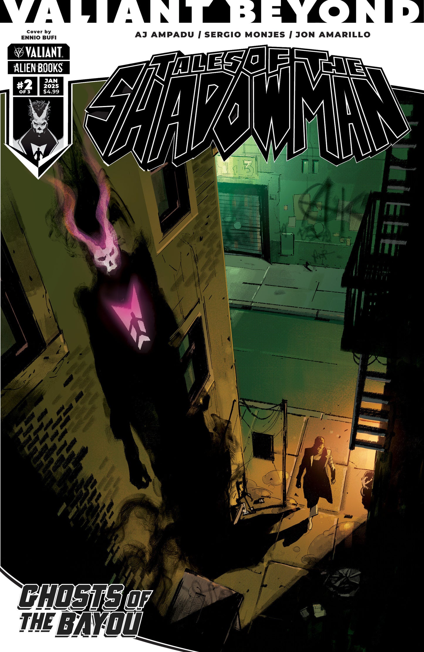 Valiant Beyond: Tales of the Shadowman #5--Ghosts of the Bayou #2 Variant B (Bufi) ISBN: 73238818124700521 - Release Date: 1/28/26