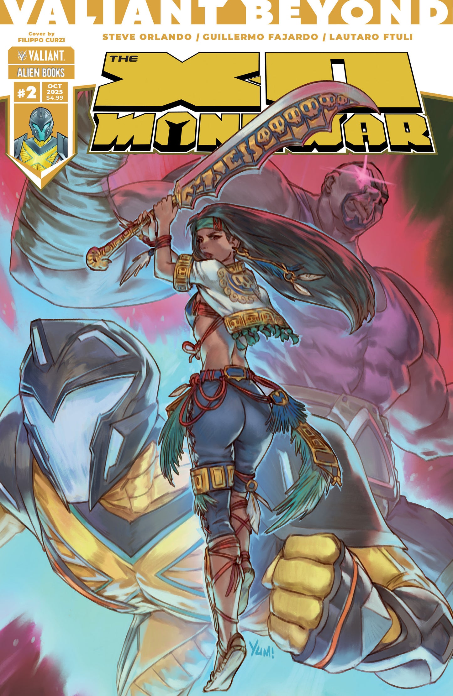 Valiant Beyond: The X-O Manowar #2 Variant B (Curzi) ISBN: 73238818144500221 - Release Date: 10/29/25