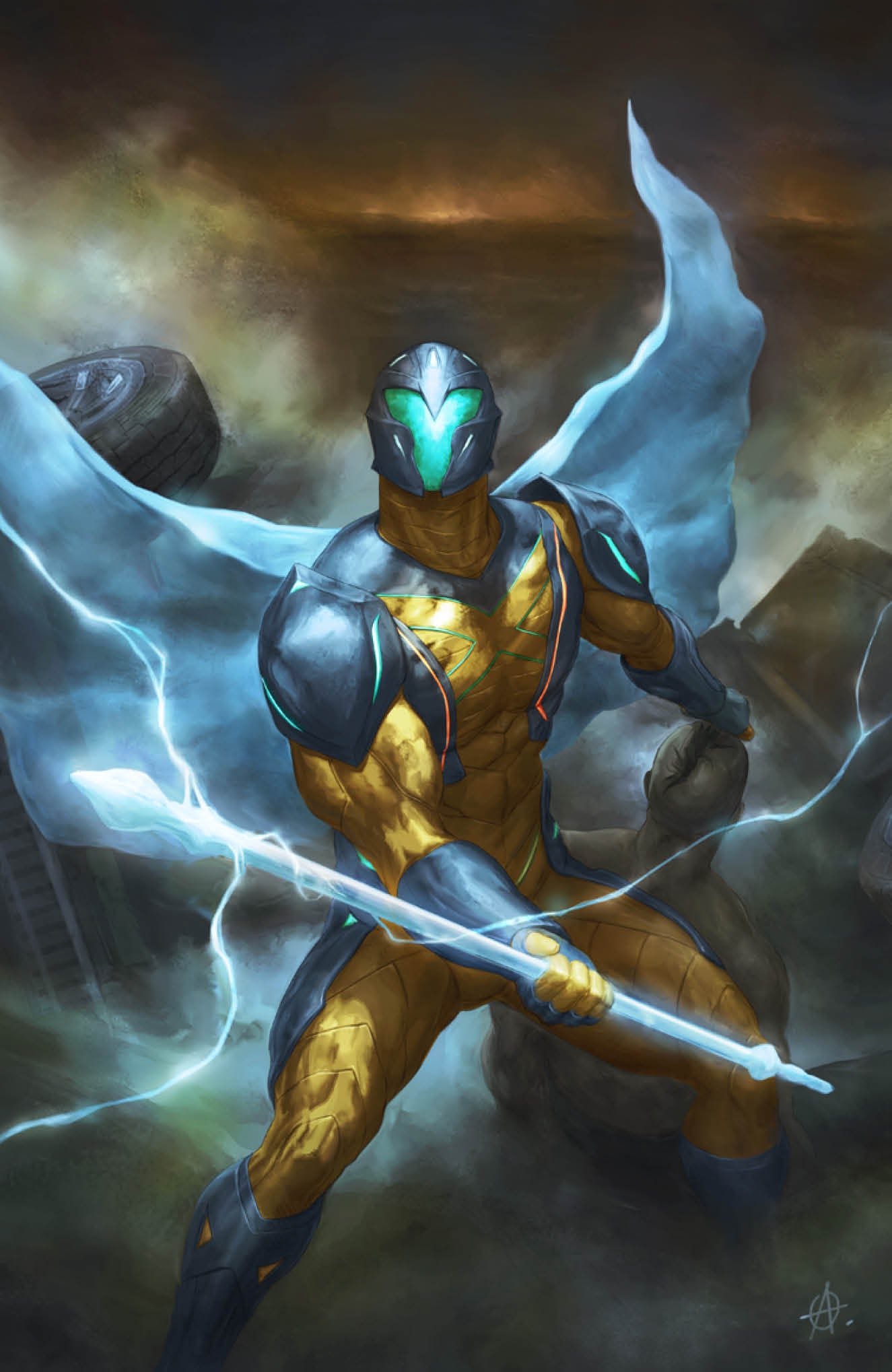 Valiant Beyond: The X-O Manowar #2 Variant D (Alessio Full Art) ISBN: 73238818144500241 - Release Date: 10/29/25