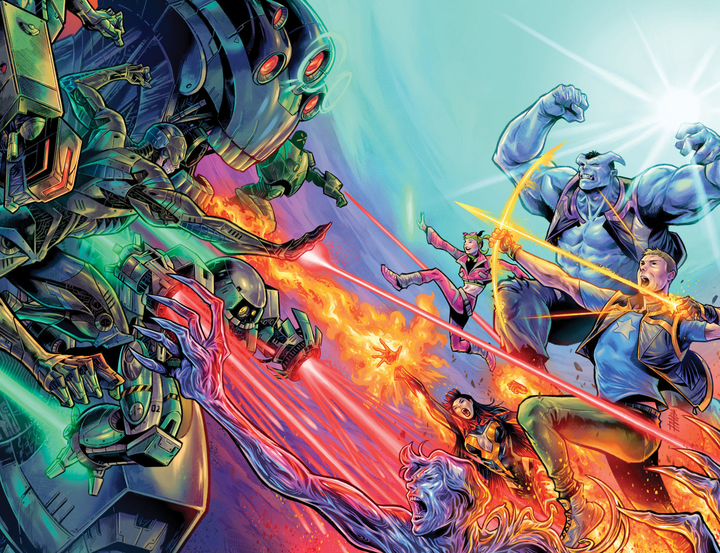 Valiant Beyond: All-New Harbinger #1 Variant F (Fajardo Wraparound Full Art) - 9/10/25 - Release Date:  9/10/25