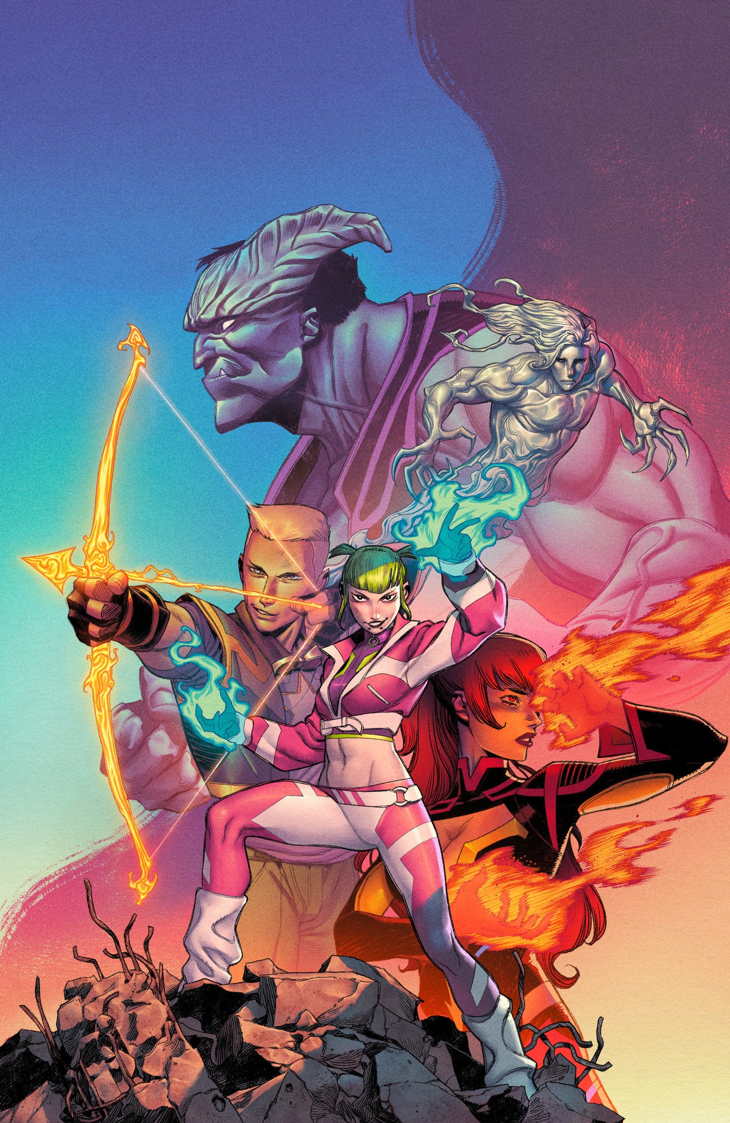 Valiant Beyond: All-New Harbinger #4--It Never Stops #1 Variant C (Rocha Full Art) ISBN: 73238818204600431 - Release Date: 1/7/26