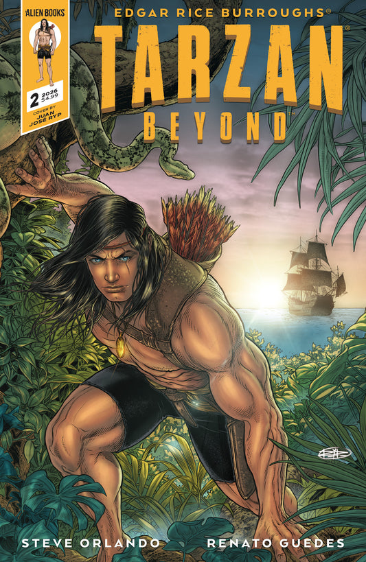 Tarzan Beyond #2 Variant B (Ryp) ISBN: 73238818474300221 - FOC DATE: 6/14/26  - Release Date: 7/22/26