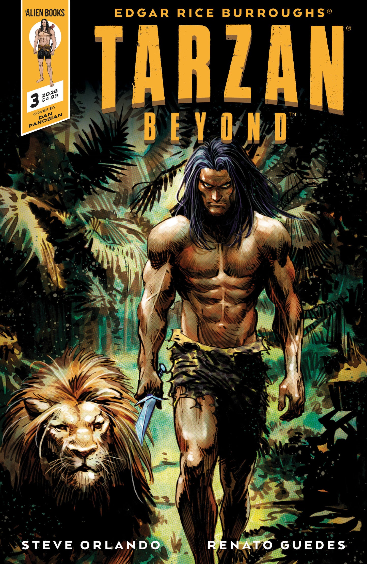 Tarzan Beyond #3 Variant C (Panosian) ISBN: 73238818474300331 - FOC DATE: 8/2/26  - Release Date: 9/9/26