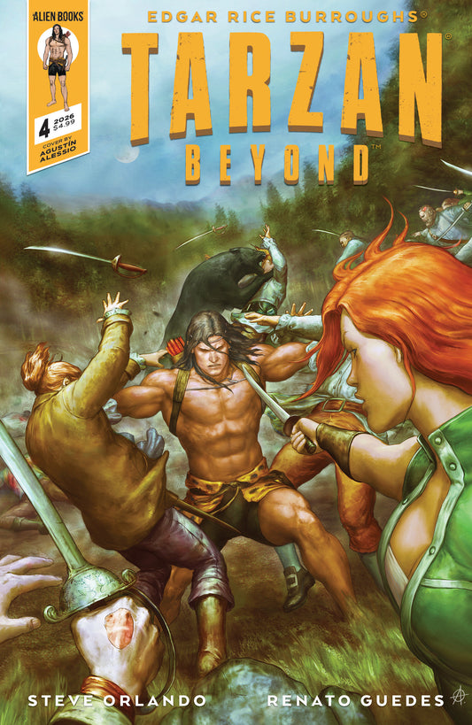 Tarzan Beyond #4 Cover A (Alessio) ISBN: 73238818474300411 - FOC DATE: 9/13/26  - Release Date: 10/21/26
