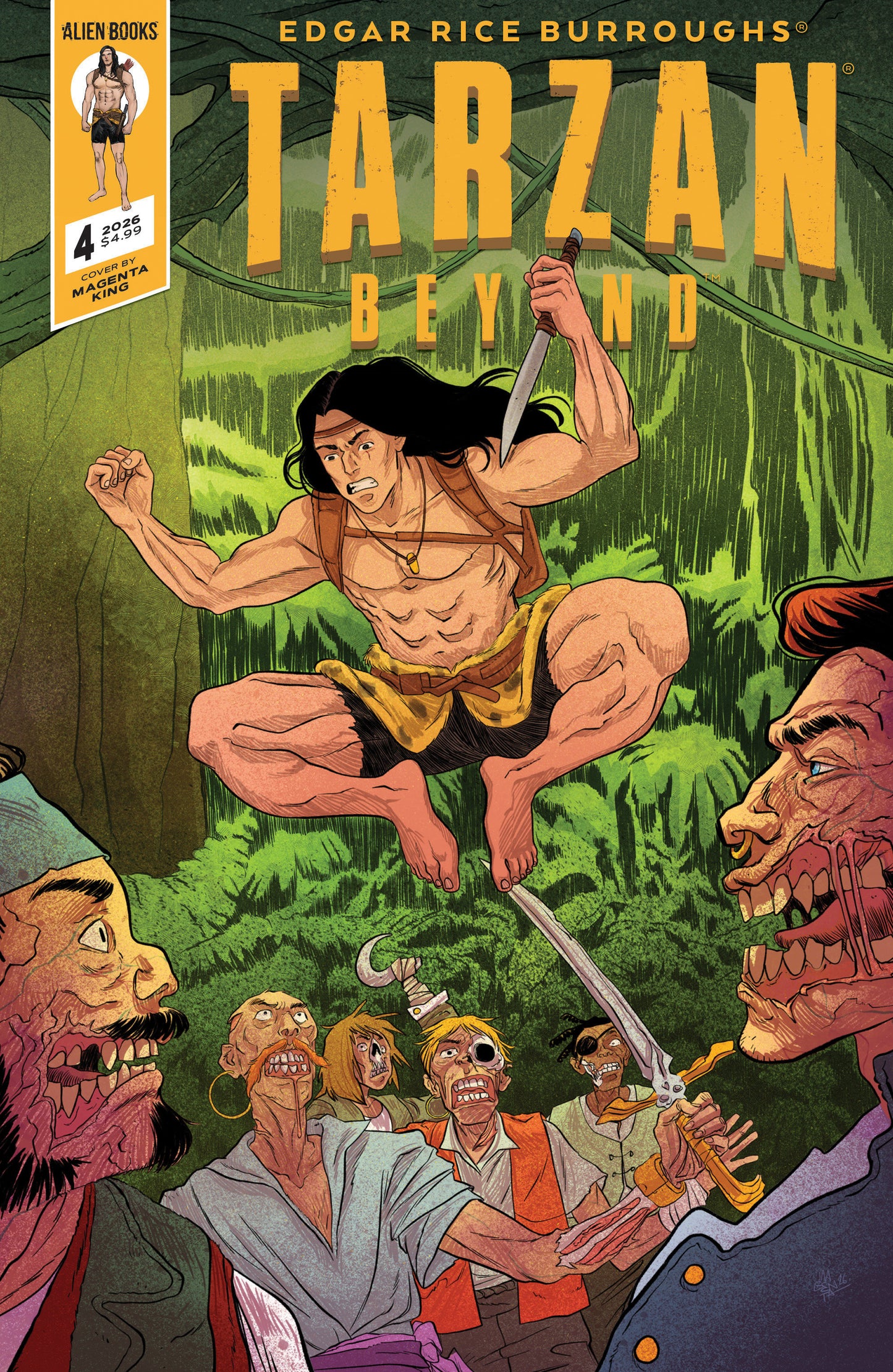 Tarzan Beyond #4 Variant B (King) ISBN: 73238818474300421 - FOC DATE: 9/13/26  - Release Date: 10/21/26