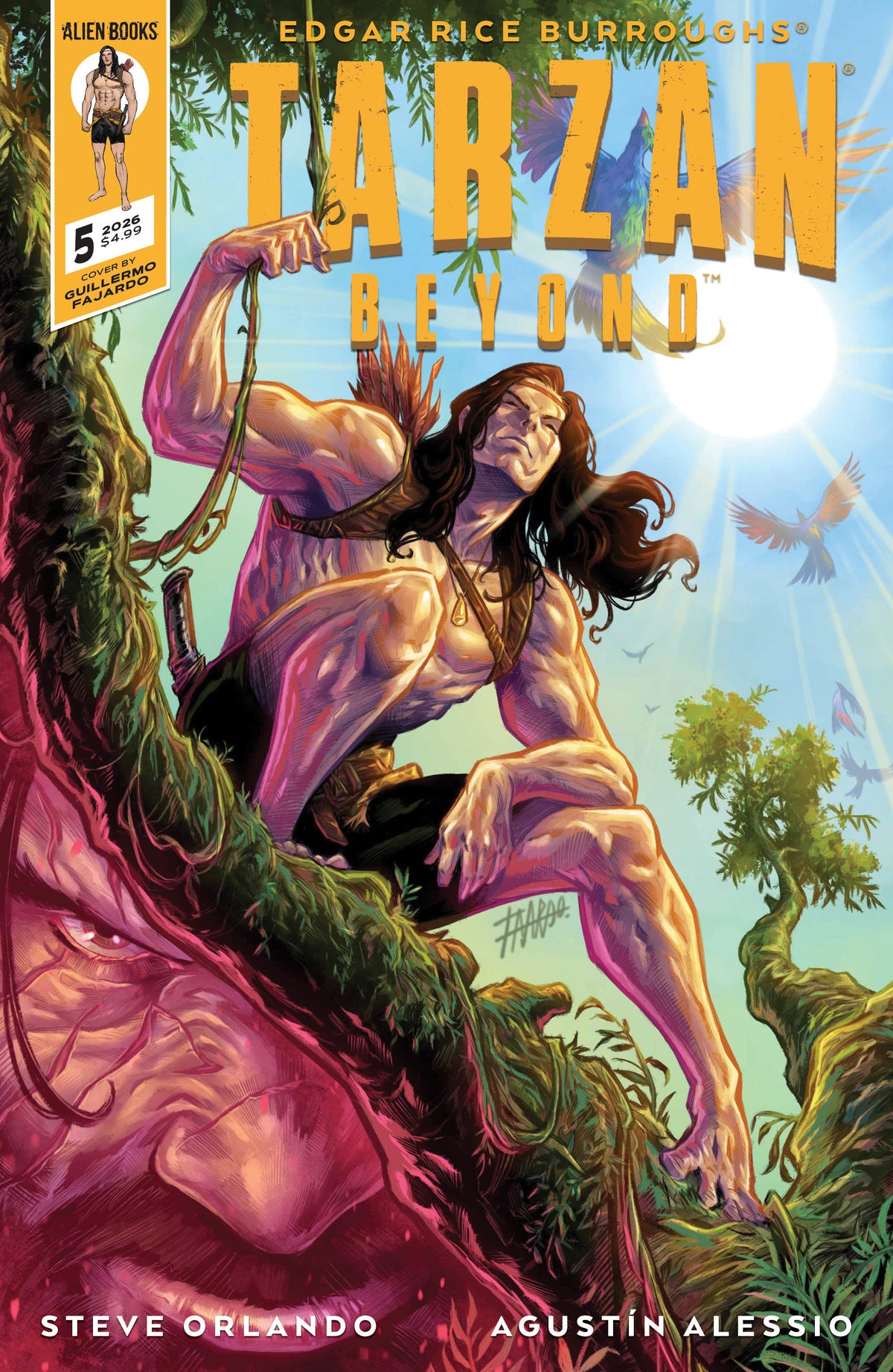 Tarzan Beyond #5 Variant B (Fajardo) ISBN: 73238818474300521 - FOC DATE: 11/8/26  - Release Date: 12/23/26