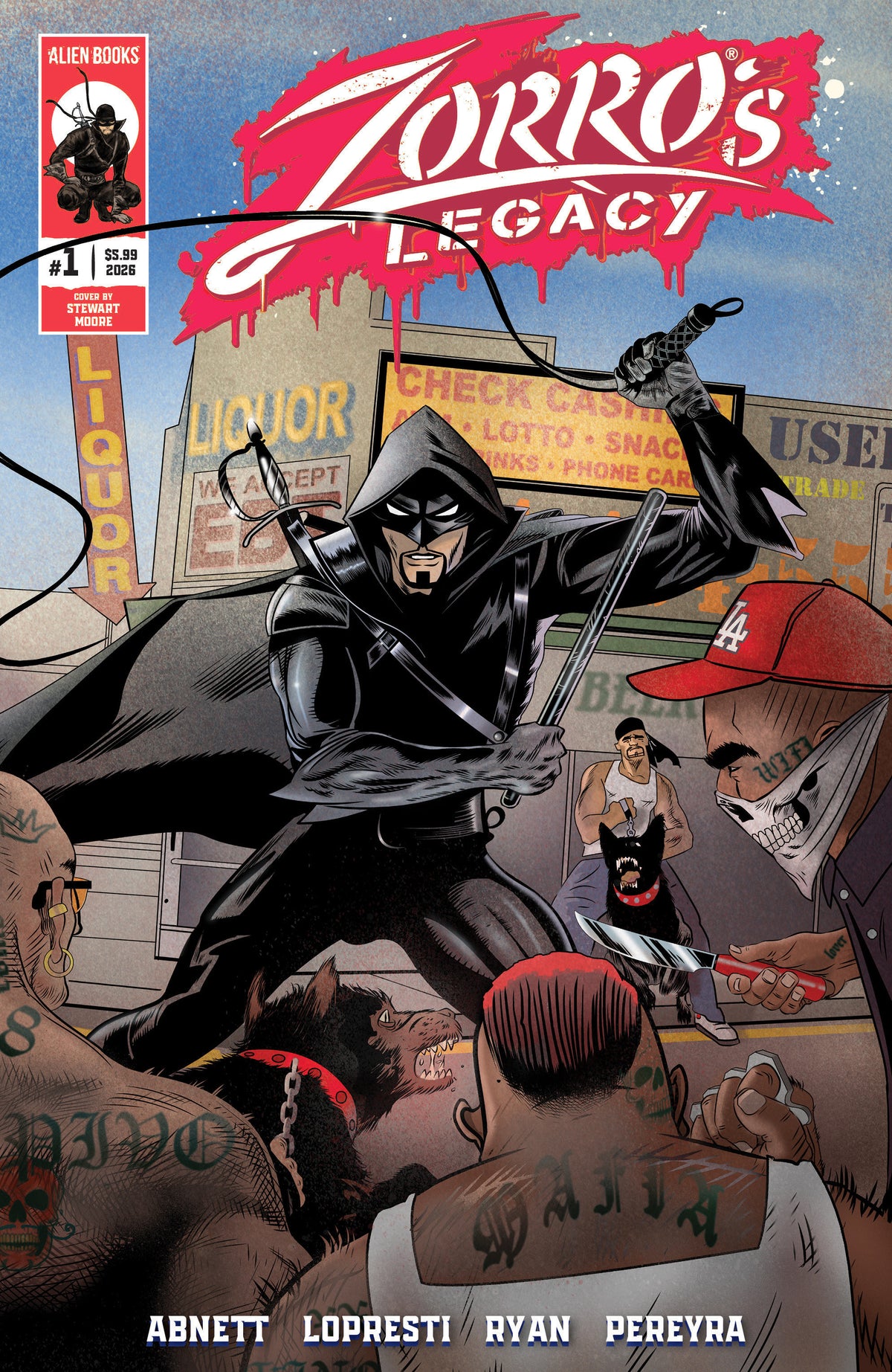 Zorro's Legacy #1 Variant D (Moore Wraparound Variant) ISBN: 73238818484200141 - FOC DATE: 5/31/26  - Release Date: 7/8/26
