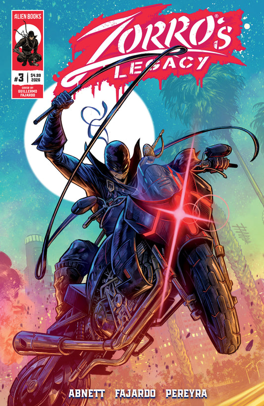 Zorro's Legacy #3 Variant C (Fajardo) ISBN: 73238818484200331 - FOC DATE: 8/23/26  - Release Date: 9/30/26