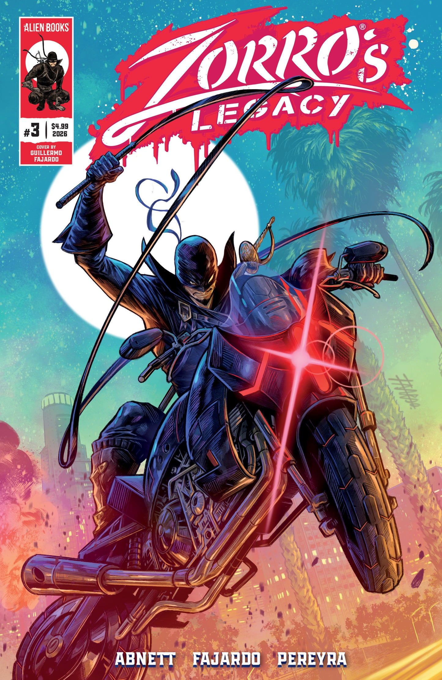 Zorro's Legacy #3 Variant C (Fajardo) ISBN: 73238818484200331 - FOC DATE: 8/23/26  - Release Date: 9/30/26