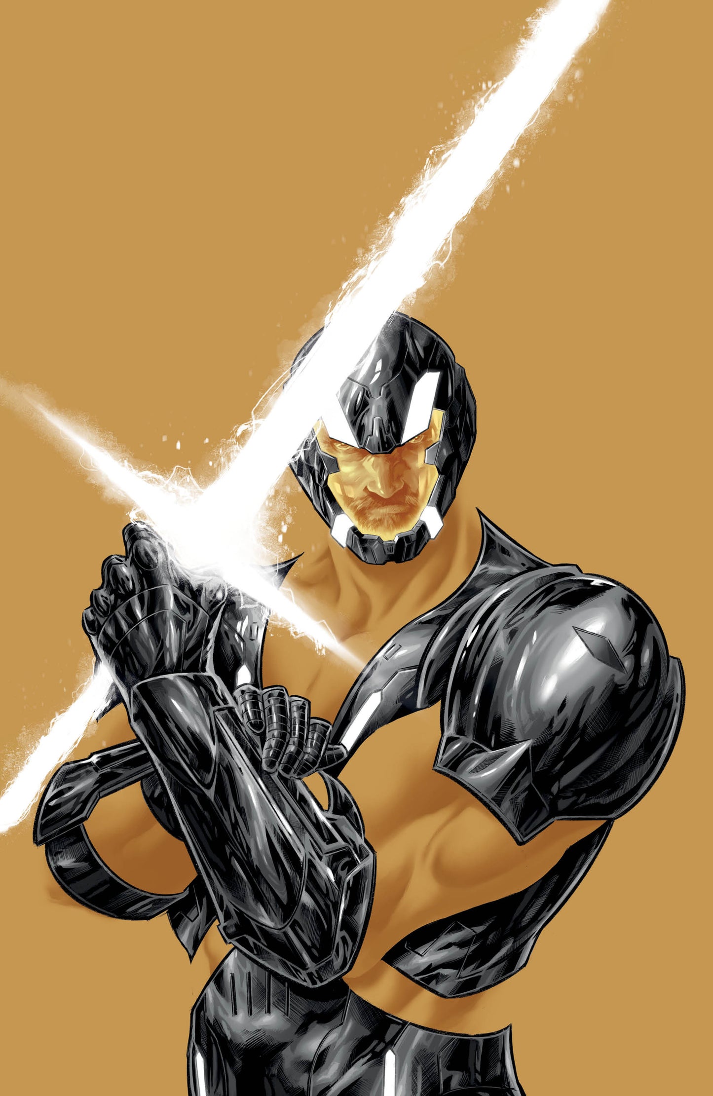 X-O Manowar: Black, White & Gold #1 Variant C (Fajardo Full Art) ISBN: 73238819034800131 - FOC DATE: 9/13/26  - Release Date: 10/21/26