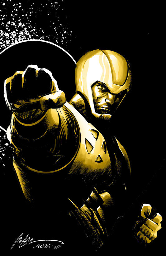 X-O Manowar: Black, White & Gold #2 Variant C (Albuquerque Full Art) ISBN: 73238819034800231 - FOC DATE: 10/25/26  - Release Date: 12/9/26