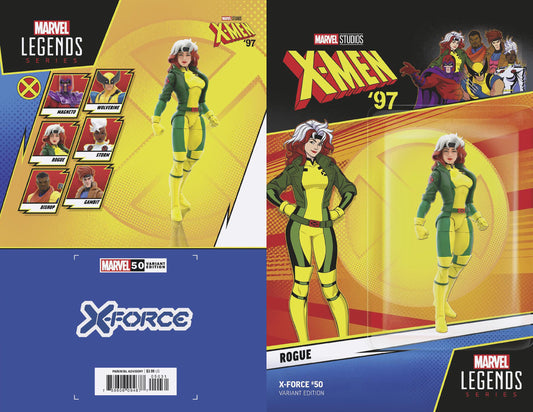 X-FORCE #50 TBD ARTIST X-MEN 97 ROGUE ACTION FIGURE VARIANT - Release Date:  3/27/24