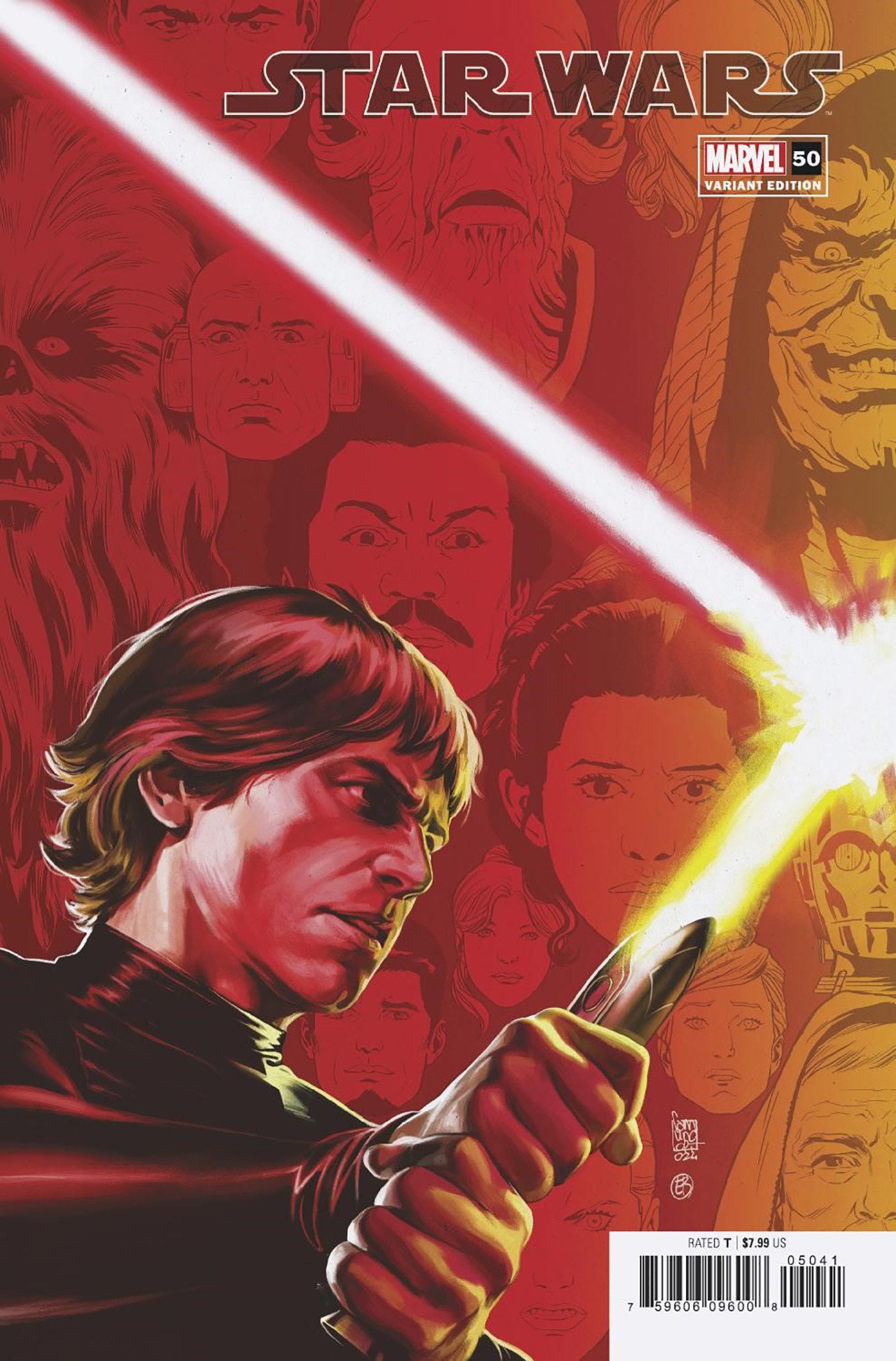 STAR WARS #50 GIUSEPPE CAMUNCOLI CONNECTING VARIANT  - Release Date:  9/11/24