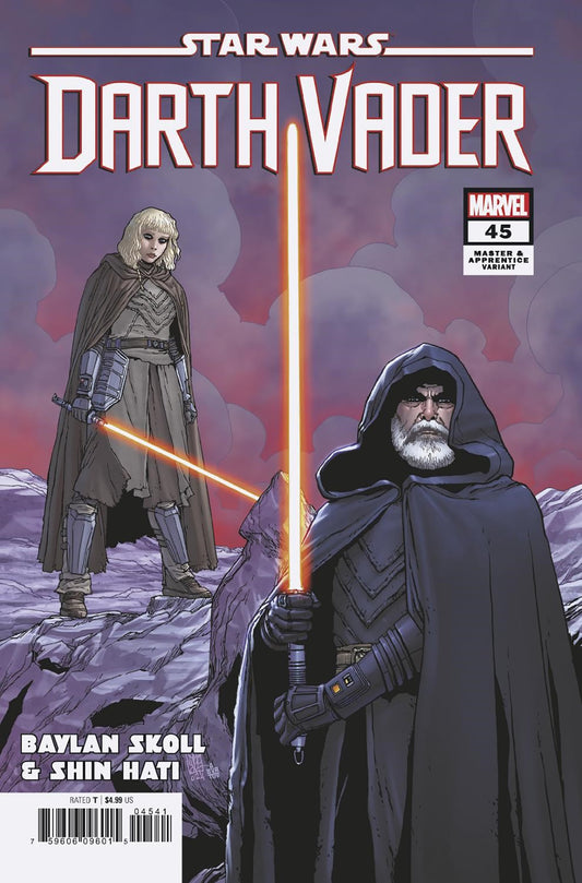 STAR WARS: DARTH VADER #45 GIUSEPPE CAMUNCOLI BAYLAN SKOLL & SHIN HATI MASTER & APPRENTICE VARIANT - Release Date:  04/10/2024