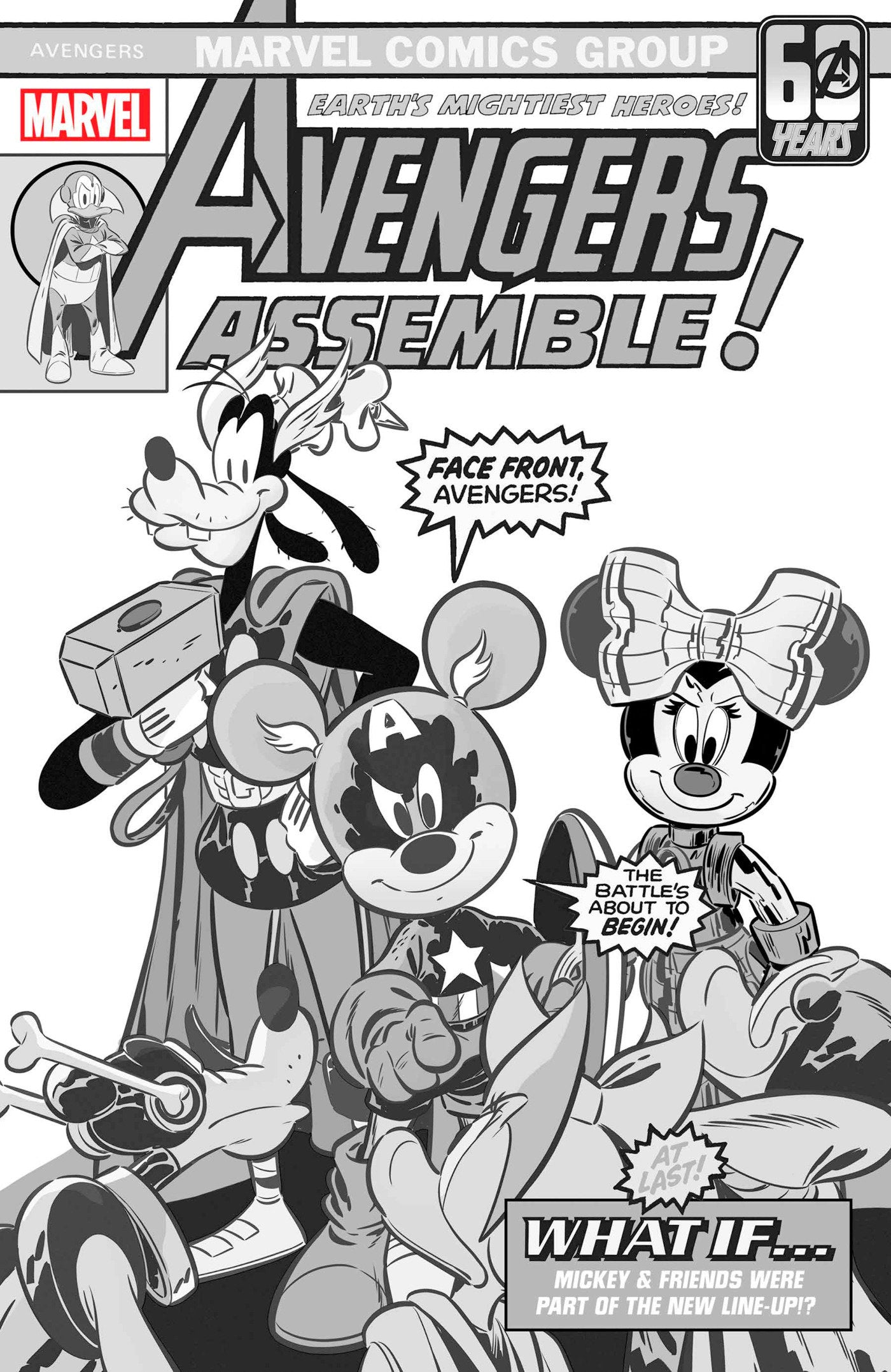 1:100 AMAZING SPIDER-MAN #53 IVAN BIGARELLA DISNEY WHAT IF? BLACK AND WHITE VARIANT - Release Date:  7/10/24