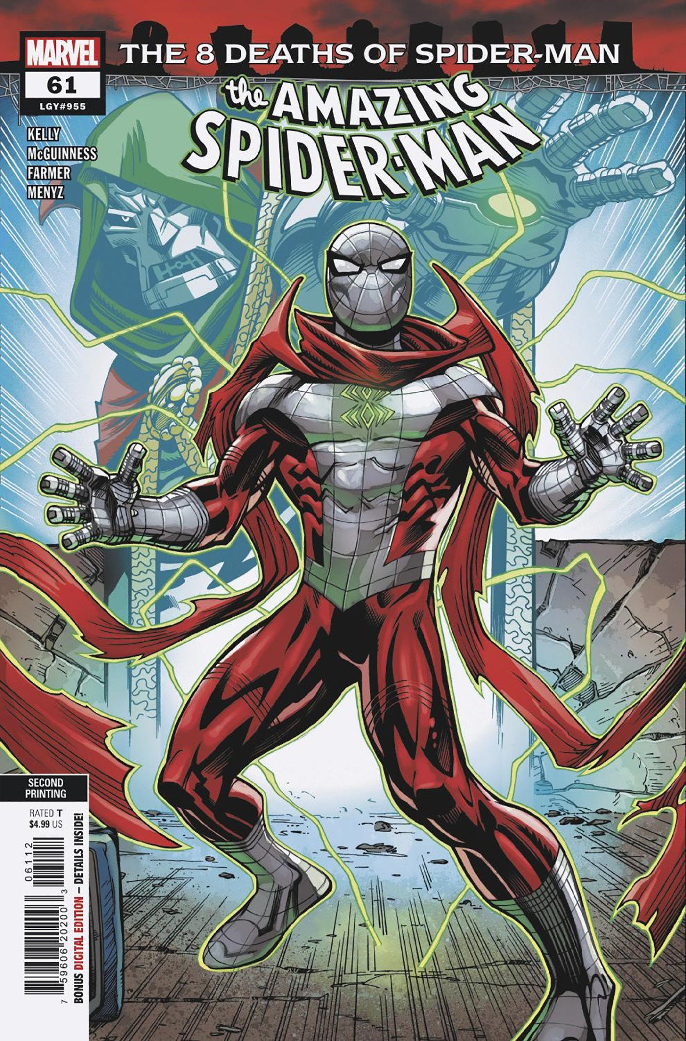 AMAZING SPIDER-MAN #61 ED MCGUINNESS 2ND PRINTING VARIANT  - Release Date:  1/1/25
